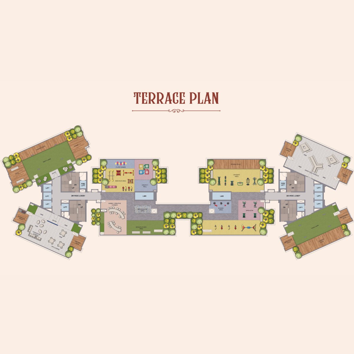 Chandak-Treesourus-Floor-Plan-Terrace-Plan