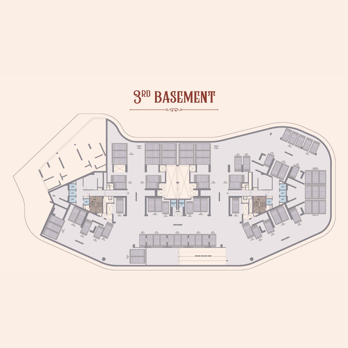 Chandak-Treesourus-Floor-Plan-3rd-Basement